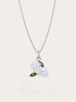 Tulip Birthstone Necklace – April Pink Gemstone