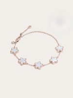 Sakura Blossom Bracelet – Reversible Mother of Pearl Flowers